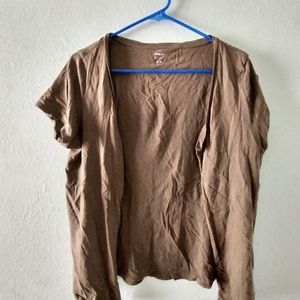 Green Tie Top / Overwear